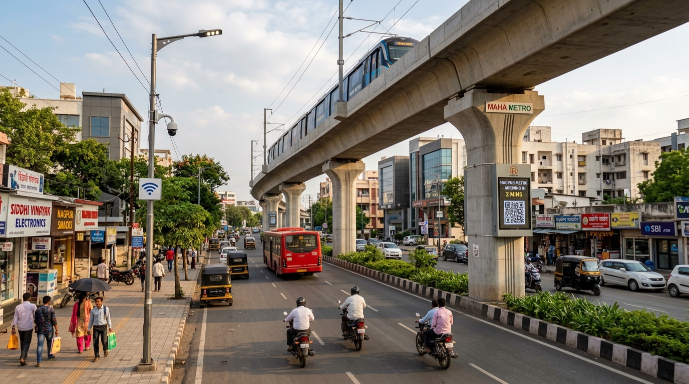 Nagpur City Wardha Road Metro & Civic Infrastructure